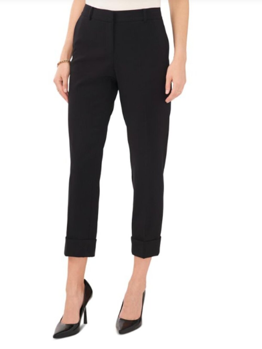 Vince Women’s Black Slacks – Size 4 – Tailored Designer Trousers